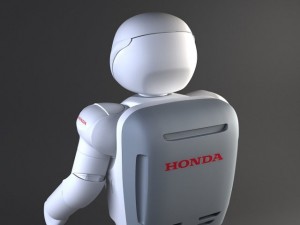 Honda Asimo Robot Rigged 3D Модель