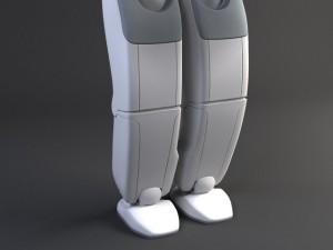 Honda Asimo Robot Rigged 3D Модель