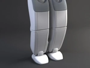 Honda Asimo Robot Rigged 3D Model