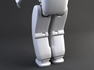 Honda Asimo Robot Rigged 3D Model