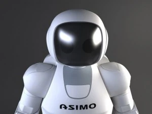 Honda Asimo Robot Rigged 3D Model