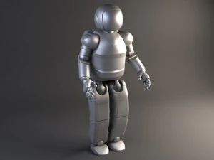 Honda Asimo Robot Rigged 3D Model