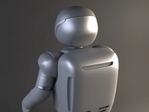 Honda Asimo Robot Rigged 3D Model