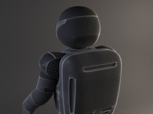 Honda Asimo Robot Rigged 3D Модель