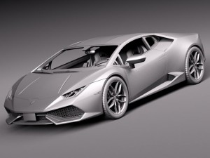 Huracan LP 6104 2015 3D Model