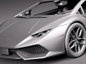 Huracan LP 6104 2015 3D Model