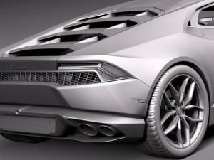 Huracan LP 6104 2015 3D Model