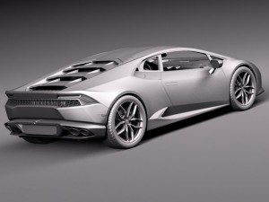 Huracan LP 6104 2015 3D Model