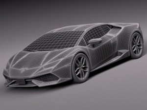 Huracan LP 6104 2015 3D Model