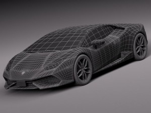 Huracan LP 6104 2015 3D Model