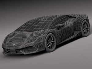 Huracan LP 6104 2015 3D Model