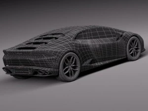 Huracan LP 6104 2015 3D Model