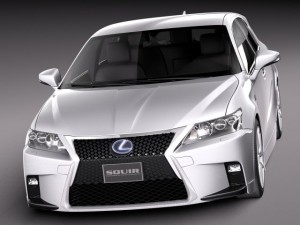 Lexus CT 200H 2014 3D-Modell