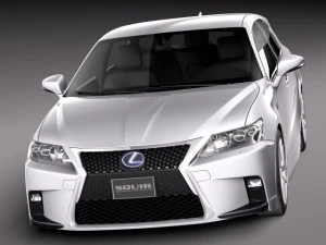 Lexus CT 200H 2014 3D Model