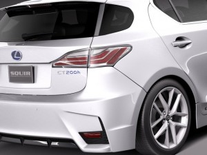 Lexus CT 200H 2014 3D-Modell