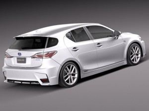 Lexus CT 200H 2014 3D-Modell