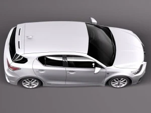 Lexus CT 200H 2014 3D Model
