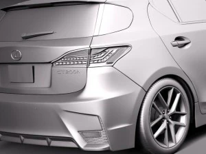 Lexus CT 200H 2014 3D Model