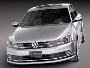 Volkswagen Jetta 2015 3D Model