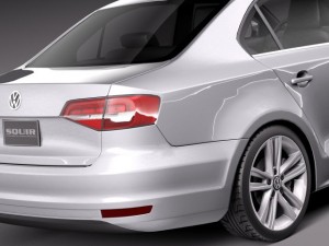 Volkswagen Jetta 2015 3D Model
