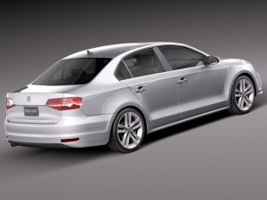 Volkswagen Jetta 2015 3D Model