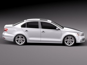Volkswagen Jetta 2015 3D Model
