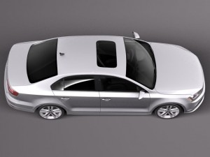 Volkswagen Jetta 2015 3D Model