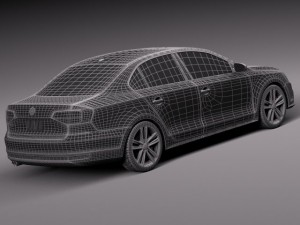 Volkswagen Jetta 2015 3D Model