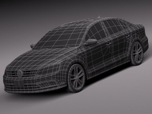 Volkswagen Jetta 2015 3D Model