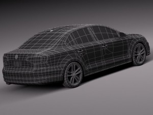 Volkswagen Jetta 2015 3D Model
