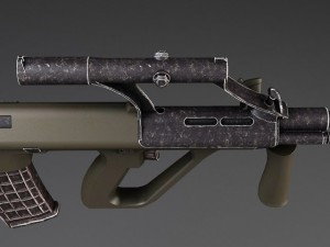Steyr Aug A1 Assault Rifle 3D Model