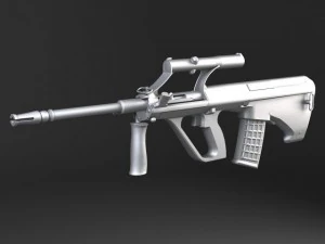 Steyr Aug A1 Assault Rifle 3D Model