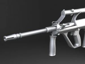 Steyr Aug A1 Assault Rifle 3D Model