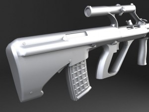 Steyr Aug A1 Assault Rifle 3D Model
