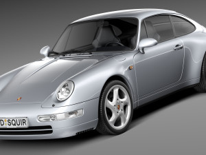 Porsche 911 993 Carrera 1994-1997 3D Model
