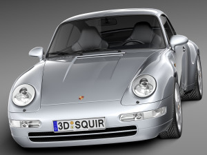 Porsche 911 993 Carrera 1994-1997 3D 模型