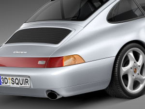 Porsche 911 993 Carrera 1994-1997 3D 模型