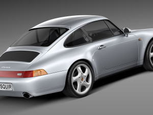 Porsche 911 993 Carrera 1994-1997 3D 模型