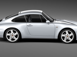 Porsche 911 993 Carrera 1994-1997 3D 模型