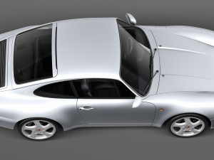 Porsche 911 993 Carrera 1994-1997 3D 模型