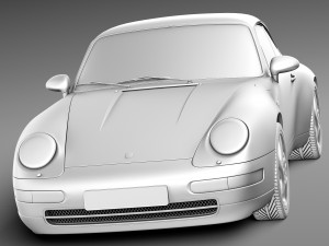 Porsche 911 993 Carrera 1994-1997 3D 模型