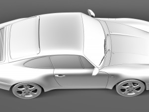 Porsche 911 993 Carrera 1994-1997 3D 模型
