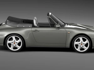 Porsche 911 993 Carrera Cabrio 1994-1997 3D Model