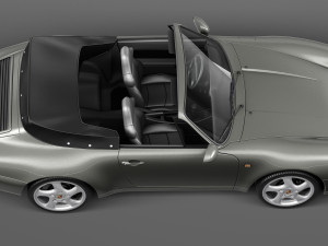 Porsche 911 993 Carrera Cabrio 1994-1997 Model 3D