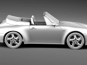 Porsche 911 993 Carrera Cabrio 1994-1997 3D Model