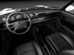 Porsche 911 993 Carrera Cabrio 1994-1997 Model 3D
