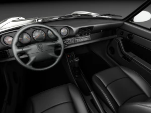Porsche 911 993 Carrera Cabrio 1994-1997 3D Model