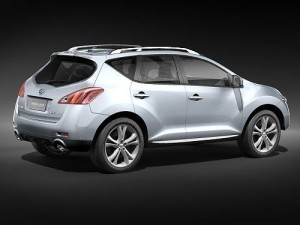 Nissan Murano 2009 midpoly 3D Model
