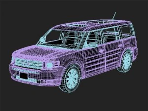 Flex 2009 midpoly 3D Model