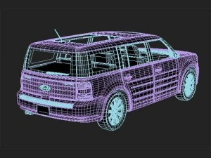 Flex 2009 midpoly 3D Model